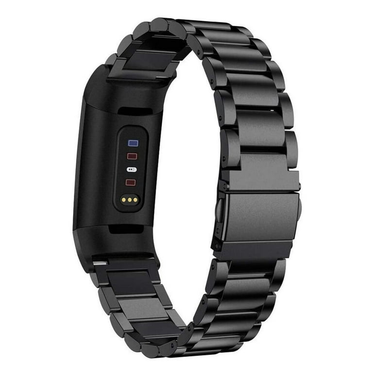 YuiYuKa Stainless Steel Strap for Fitbit Charge 4 Band Replacement Wristband Charge3 Charge4 Smart Watch Bracelet Fitbit Charge 3 Band Rose powder Walmart