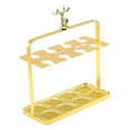 thumbnail image 4 of Estante de exhibición de vino Strade Fareast Limited oro 8 rejillas, 4 of 8