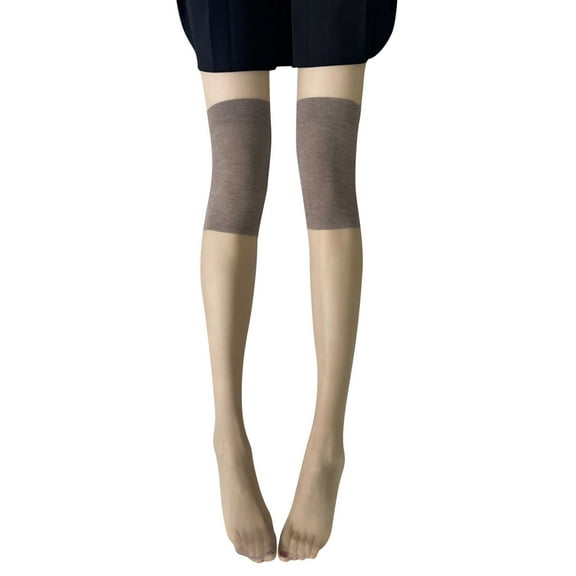 Women's Compression Stockings – Wide Calf Long Socks for Everyday Relief Thigh High Stockings Silicone Stay Up Silky Semi Sheer Pantyhose For Women Nylon