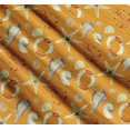 thumbnail image 3 of Soimoi Orange Cotton Cambric Fabric Stripe,Seashell & Starfish Ocean Print Sewing Fabric Yard 56 Inch Wide, 3 of 7