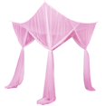 thumbnail image 1 of Sunloudy Mosquito Canopy Net Large Size 4 Corner Post Canopy Netting European Home Bedroom Decoration, 1 of 4