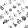thumbnail image 4 of Suministros Para Hacer Joyas, Galvanoplastia Resistente A La Corrosión, 60 Uds., Colgantes Artesanales Antiguos, Accesorios Ligeros Para Pulseras Cergrey DIY Craft Accessories, 4 of 8