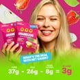 thumbnail image 6 of Shameless Snacks - Low Calorie Snacks, Low Carb Keto Gummies (Gluten Free & Non GMO Candy) - 6 Pack Wild Worms, 6 of 10