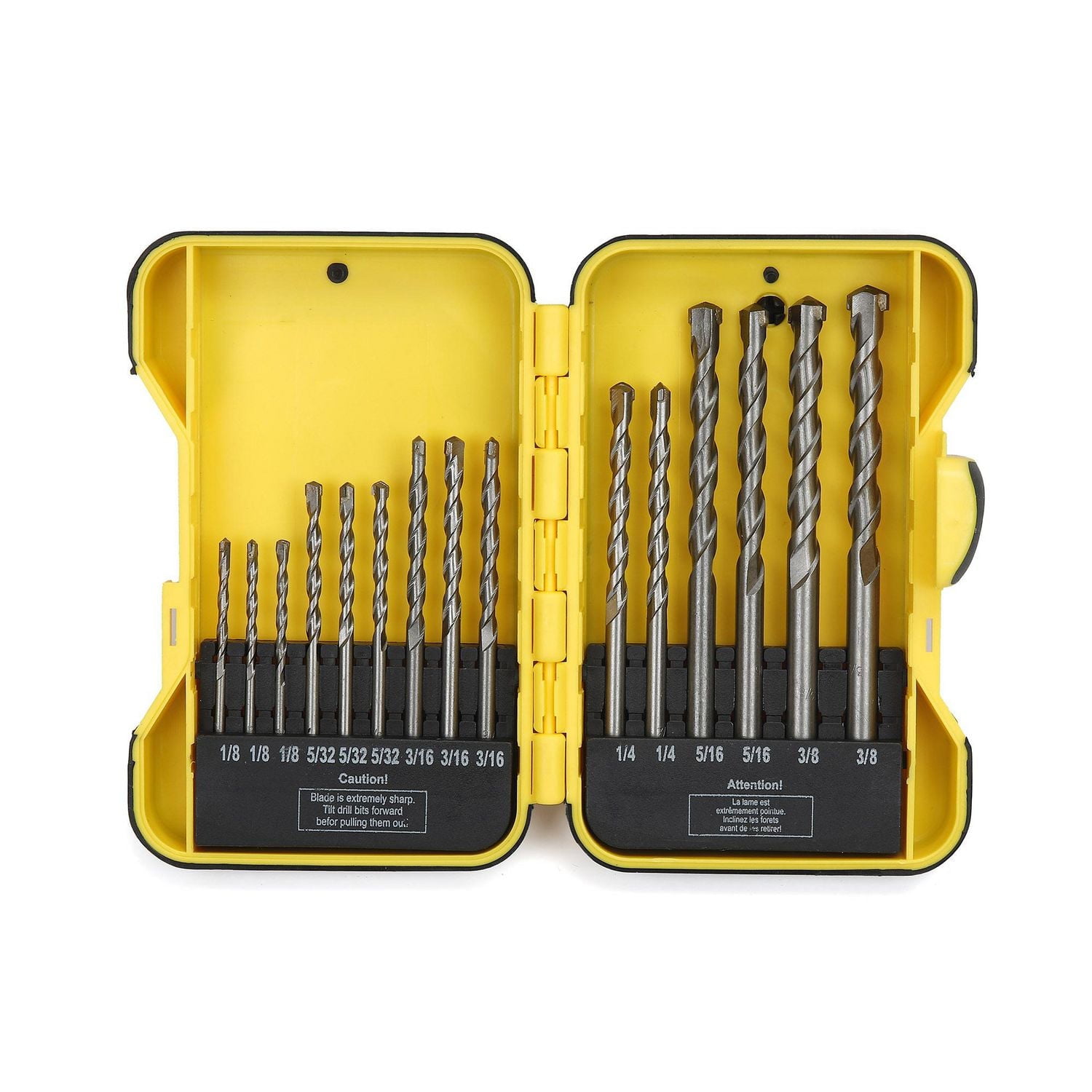WorkPro Masonry Bit Set - 15 Piece
