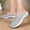 Grey, variant on Daolelai Women's Summer Fashion Mesh Breathable Slippers Round Toe Non-Slip Slip-On Beach Slippers