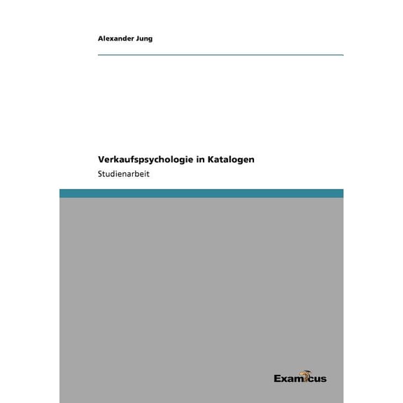 Verkaufspsychologie in Katalogen, (Paperback)