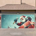thumbnail image 4 of Riforla Holiday Cheer Garage Festive Christmas Banner with Bright Colors Festive Design Perfect for Auto Enthusiasts Home Garages Easy Hanging Durable Material Flags Banners Accessories F, 4 of 5