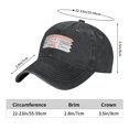 thumbnail image 6 of Outdoor Sports Hat, Casual for Sports Baseball Cap Classic Curved Brim Hat - Adjustable Cowboy Hat, Free Current Plane Pattern, 6 of 8