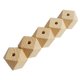 thumbnail image 5 of Cuentas Geométricas de Madera Sin Terminar 20 Piezas Perfecl 16mm, 5 of 5