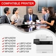 thumbnail image 2 of 4-Pack 052H 2200C001 Black Toner Cartridge High Yield Compatible CRG052H 052H Replacement for Canon LBP214dw MF426dw MF424dw LBP212dw LBP214dw LBP215x MF421dw MF426dw MF428x MF429x Printer, 2 of 6