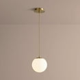 thumbnail image 2 of 8 Inch 120V 5.1W 1 Led Pendant-Satin Nickel Finish Oxygen Lighting 3-671-24, 2 of 5