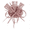 beige, variant on JINXI Floral Fascinator Headpiece with Feather Mesh Design, Polyester