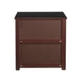 thumbnail image 2 of Camaflexi Carmel Solid Wood 3-Drawer Nightstand in Antique Walnut, 2 of 7