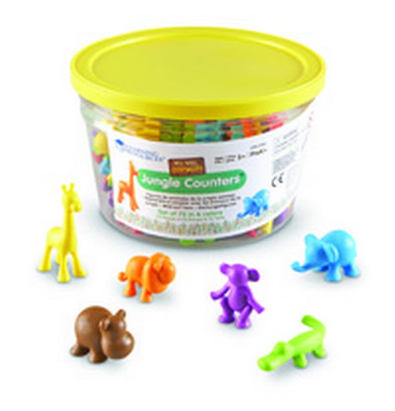 Learning Resources Wild About Animals Jungle Counters, Counting