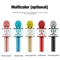 thumbnail image 2 of Langgg Microphone Sans Fil Bluetooth-compatible Haut-Parleur Portatif Maison Lecteur KTV Surround Batterie Réglable Micro Coloré Diffusion en Direct Bleu, 2 of 7