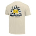 thumbnail image 3 of Men's Cream Michigan Wolverines Comfort Colors Mascot Overlay T-Shirt, 3 of 3