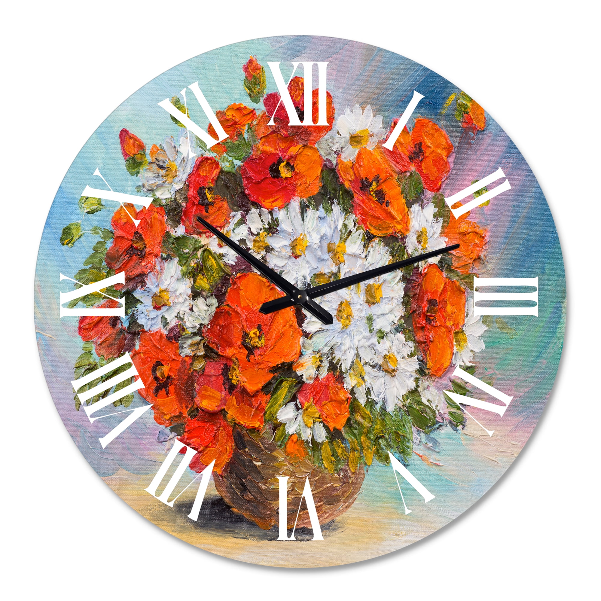 Designart 1 in Quartz Traditional Wall Clock