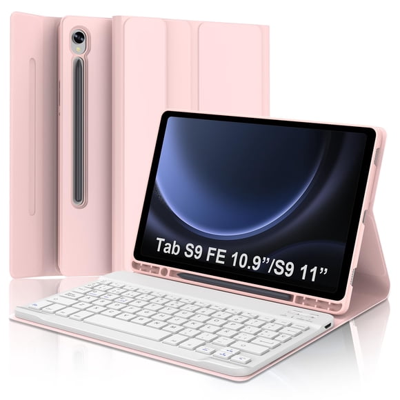 Funda con Teclado BORIYUAN para Galaxy Tab S9 FE 10.9"/11" Bluetooth