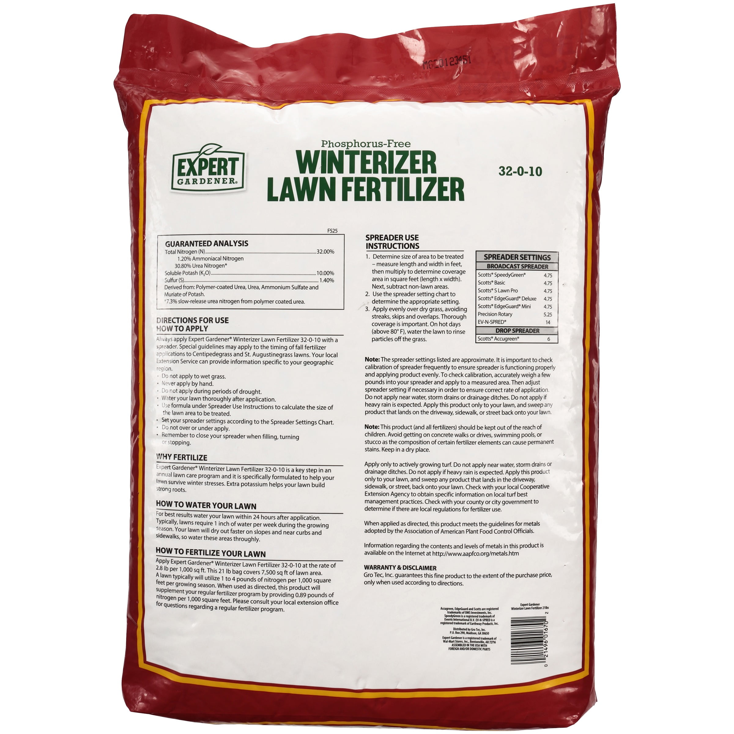Expert Gardener Phosphorus Free Winterizer Lawn Fertilizer 21 Lb Expert Gardener Phosphorus Free Winterizer Lawn Fertilizer 21 Lb Bag Com