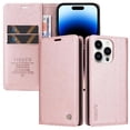 thumbnail image 5 of Funda para iPhone 15 Pro Estuche de Cuero PU Tipo Cartera con Ranuras para Tarjetas y Cierre Magnético, 5 of 5