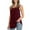 Wine, variant on Women Summer Tops Summer Womens Sleeveless Crew Neck Floral Printed Tank Tops Loose Flowy Cute Tunic Pleated Vest Bulk Women Dare Top Christmas Top Merry Fitness Camisole Long Long Womens L