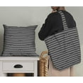 thumbnail image 5 of Soimoi Gray Poly Georgette Fabric Text & Goggles Stripe Printed Craft Fabric by the Yard 42 Inch Wide, 5 of 5