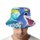 thumbnail image 4 of Tiburón Perro Sombrero bucket para adultos, gorra de protección solar, sombrero de pescador plegable para viajes al aire libre, pesca y actividades de verano, 4 of 6