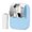 Blue, variant on X1 Portable Pocket Printer 80mm Thermal Photo Printer 300dpi Picture Memo Notes Lists Journal Receipt Paper Printer Sticker Inkless Printing Compatible with Android iOS for Home Office Sch