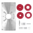 thumbnail image 1 of Tablero abatible para máquina de Grabado, Juego de Placa de inserción de Mesa de enrutador de fresado de Madera eléctrico para Bancos de carpintería, tableros de virutas, 1 of 8