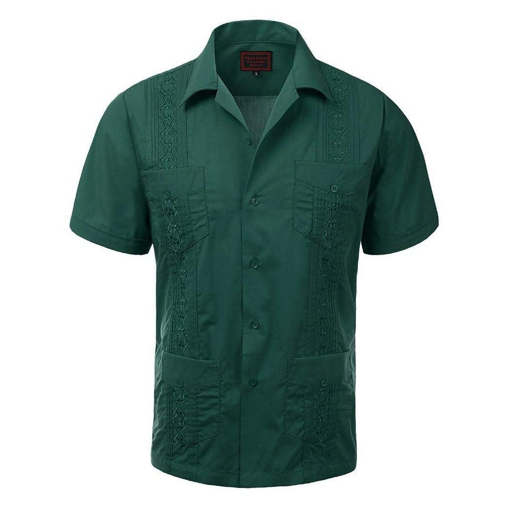 green button up