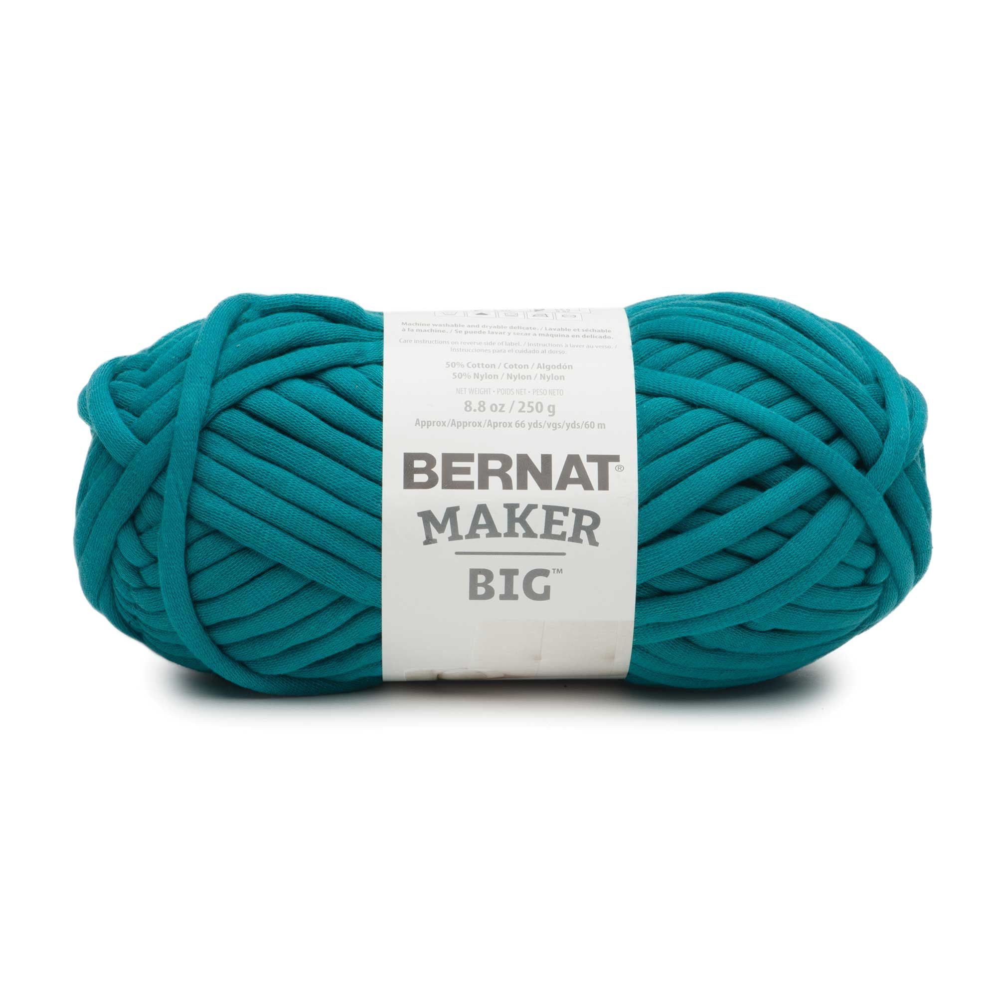 Bernat Cotton Big Maker Yarn (250g/8.8 oz), Deep Teal