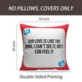 thumbnail image 2 of LALILO Throw Pillow Covers Love Quotes Get You Love Date Eternity Cushion Cover 18" x 18", 2576 Pack, 2 of 6