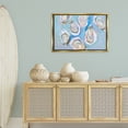 thumbnail image 3 of Stupell Industries Pastel Oysters on Blue Animals Painting Gold Floater Framed Canvas Art Print Wall Art, 31 x 21, 3 of 10