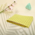thumbnail image 3 of Unique Bargains 1 Pc convenient Rectangle Flat Dots Makeup Bag for Travel Large Yellow Gray Polyester, 3 of 6