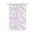 thumbnail image 2 of Carnation Home Fashions Lucerne Fabric Shower Curtain with Poly Taffeta Flocking, 2 of 4