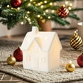 thumbnail image 2 of Cheapark White Ceramic Christmas Tree - Desktop Household Ornament & Holiday Gift, Mini Scene Layout Prop for Tabletop & Home Festive Accents, 2 of 6