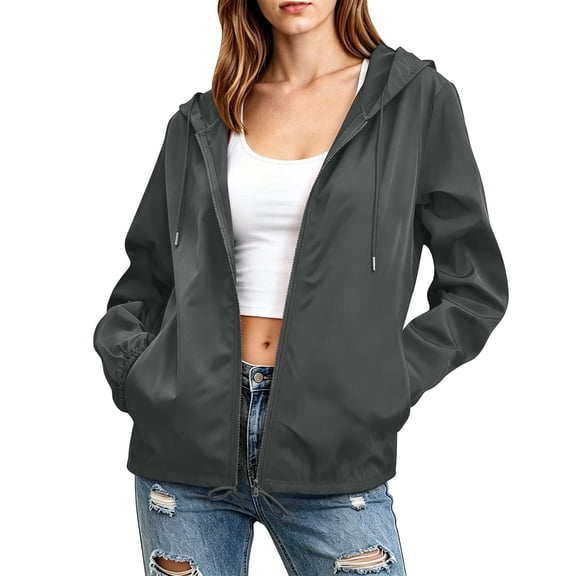 Luvrsol Rain Jacket Women Waterproof Hooded Rain Coats Windproof Breathable Outdoor Hiking Raincoat S-3XL