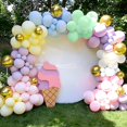thumbnail image 1 of 130PCS Pastel Macaron Balloon Garland Arch Kits Latex Multicolor Assorted Balloons Different Size Background Combination Balloon for Birthday Baby Shower Wedding Party Decoration, 1 of 9