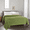 Green, variant on 100% Combed Cotton Waffle Weave Thermal Blanket, Soft Breathable All Season Cozy Bed Blanket, Lightweight Warm Blanket for Couch Bed Travel White King