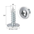 thumbnail image 2 of Uxcell Phillips Self Tapping Screws Carbon Steel Wood Sheet Metal Screw #8 x 5/8", 2 of 5