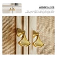 thumbnail image 4 of WORGEOUS Cajón de la hoja Ginkgo cajón de la perilla del perilla decorativa del tocador del armario del cabello, 4 of 8