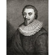 Design Pics  Sir George Calvert 1St Baron Baltimore 8th Proprietor Governor of Newfoundland 1579 To 1632 English Politician & Coloniser From The Book Short History of The English People by J.R. Gree