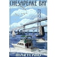 thumbnail image 4 of Maryland, Chesapeake Bay Bridge (19x27 inches, Premium 500 Piece Jigsaw Puzzle for Adults and Family, Made in USA), 4 of 4