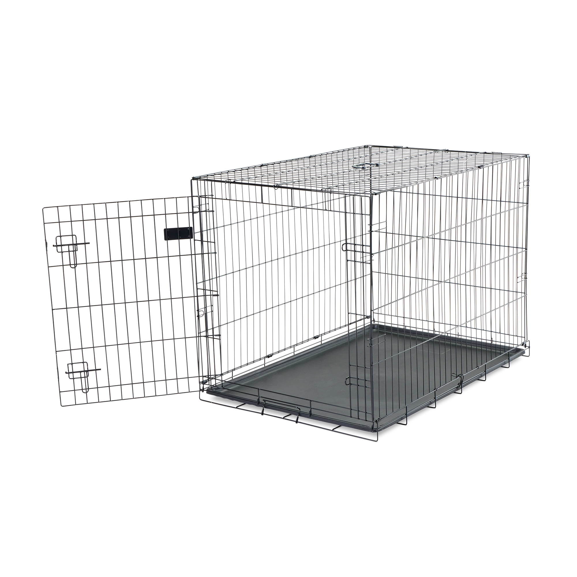 Carlson Pet Products Secure and Compact Single Door Metal Dog Crate, Large, 42"L x 28"W x 30.5"H