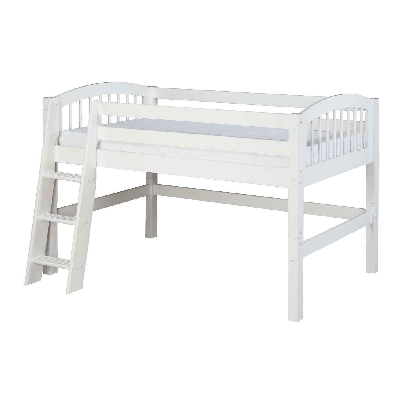 white spindle bed white spindle bed
