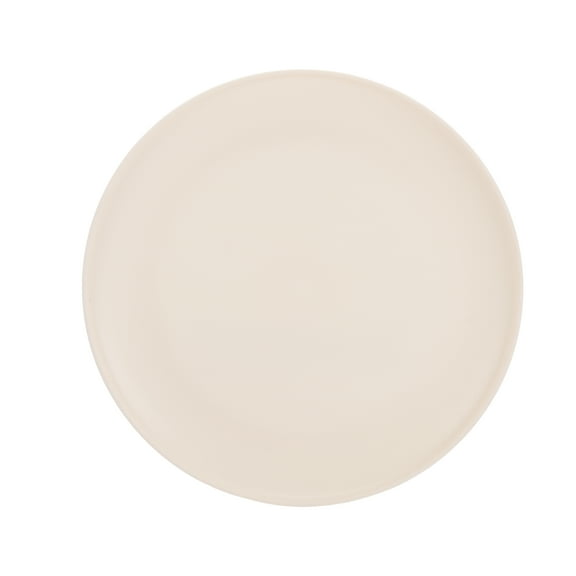 Mainstays - Cream Round Plastic Plate, 10.5 inch