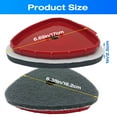 thumbnail image 5 of 2 Pack Spin Mop Scrub Brush Head Compatible with Ocedar EasyWring 1-Tank System | Thickened Sponge Scouring Pad for Tub, Tile, Wall, Floor, Kitchen, 5 of 8