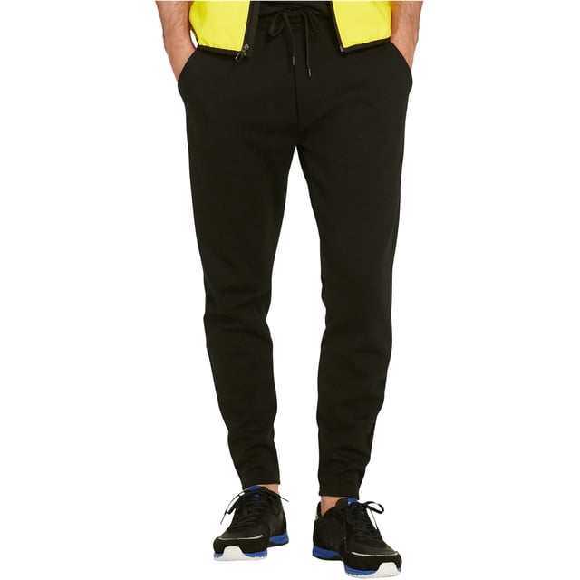 Ralph Lauren - Pantalones de chándal deportivos de doble punto para hombre, negro, extragrande Ralph Lauren Pantalones deportivos
