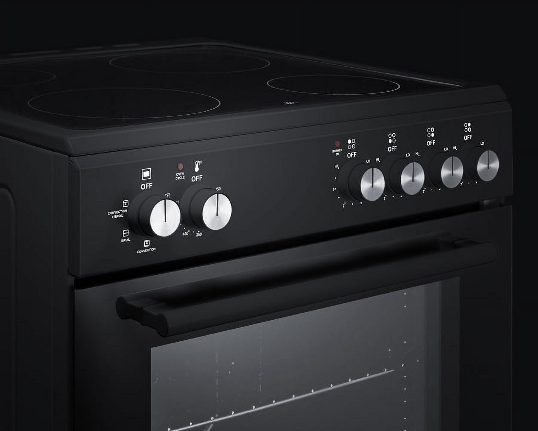 20" Wide Electric Smooth-Top Range