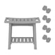thumbnail image 1 of Banco de ducha, taburete, asiento de baño, cambiador de zapatos, regalo con estante de almacenamiento para Gris, 1 of 9